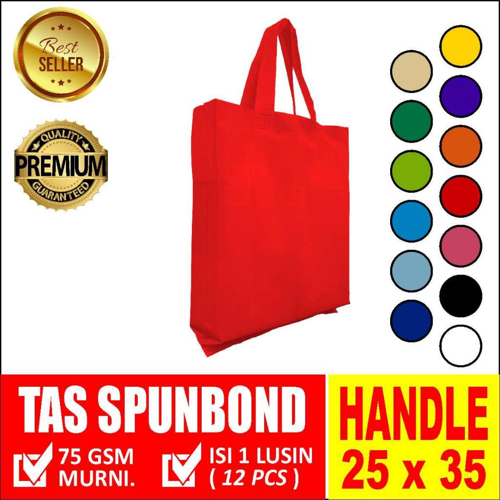 

TAS SOUVENIR - SPUNBOUND HANDLE 25CMX35CM MERAH