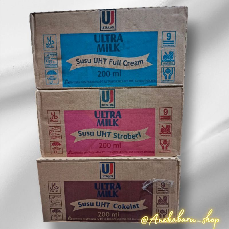 

( 1 DUS / 24 PCS ) SUSU UHT ULRA JAYA 200 ml