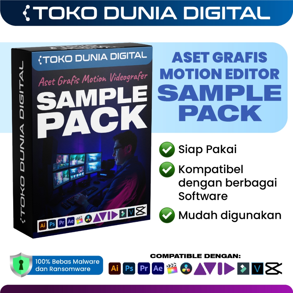 Aset Grafis Motion Graphic Tekstur LUT Cinematic Video Editor Premiere CapCut 200++