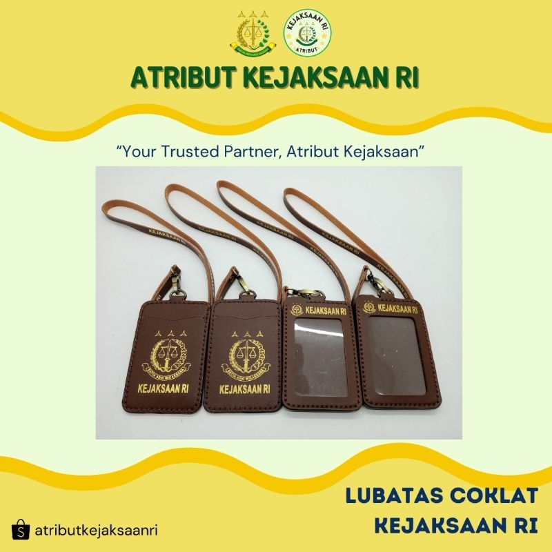 

ATRIBUT KEJAKSAAN RI - ID CARD HOLDER KULIT COKLAT Slot 1, 2, & 3 KEJAKSAAN RI