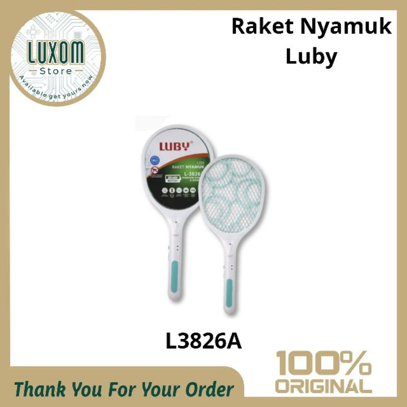 Raket Nyamuk Luby L3826A/Raket Nyamuk/Luby/Raket nyamuk luby