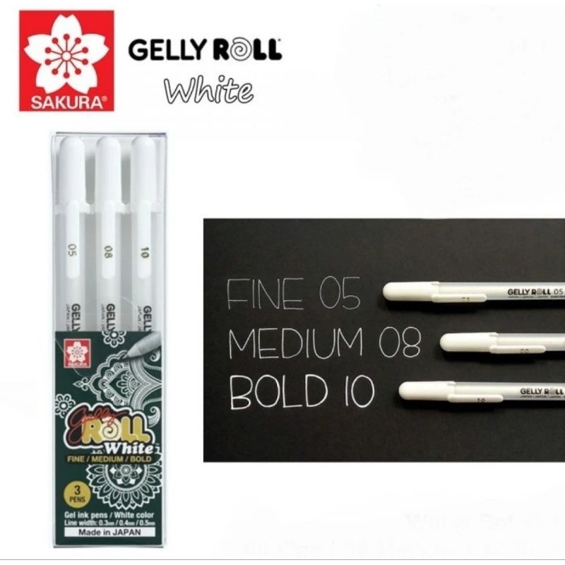 

Sakura Gelly Roll Pen White Satuan & Set