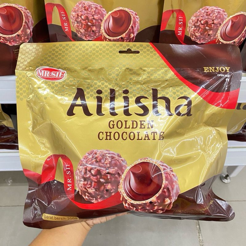 

MR SIF Ailisha Golden Chocolate , Cokelat Malaysia Coklat Ball