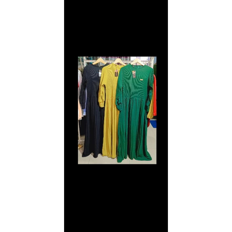 Gamis Plisket import