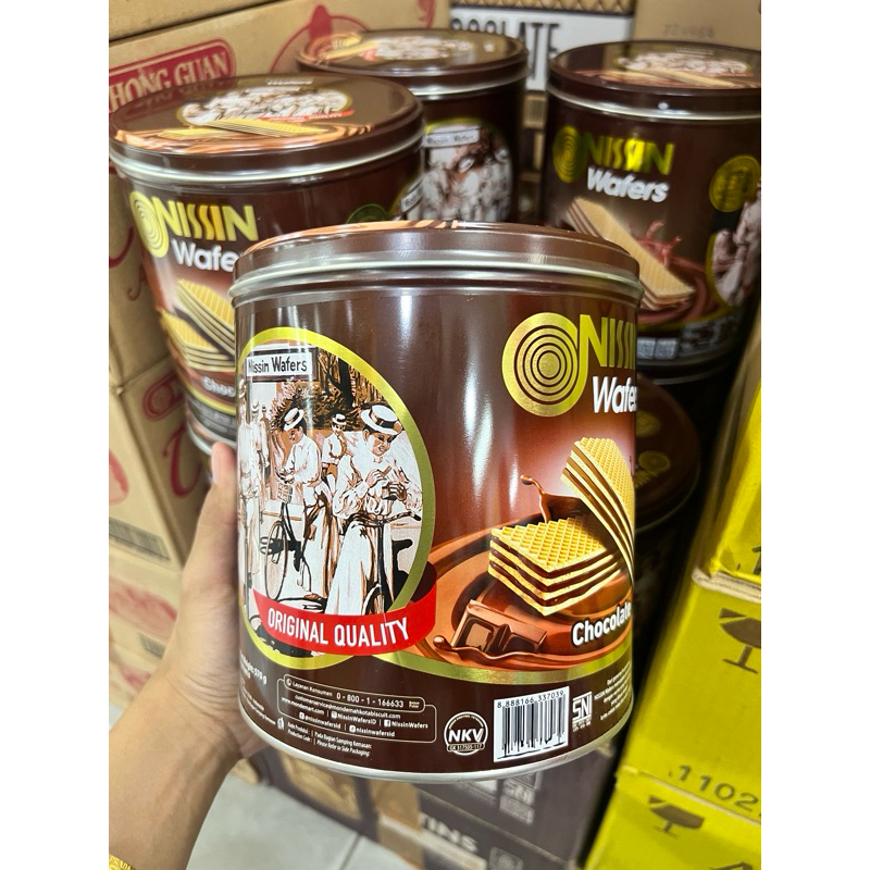 

Nissin wafer coklat kaleng 570gr