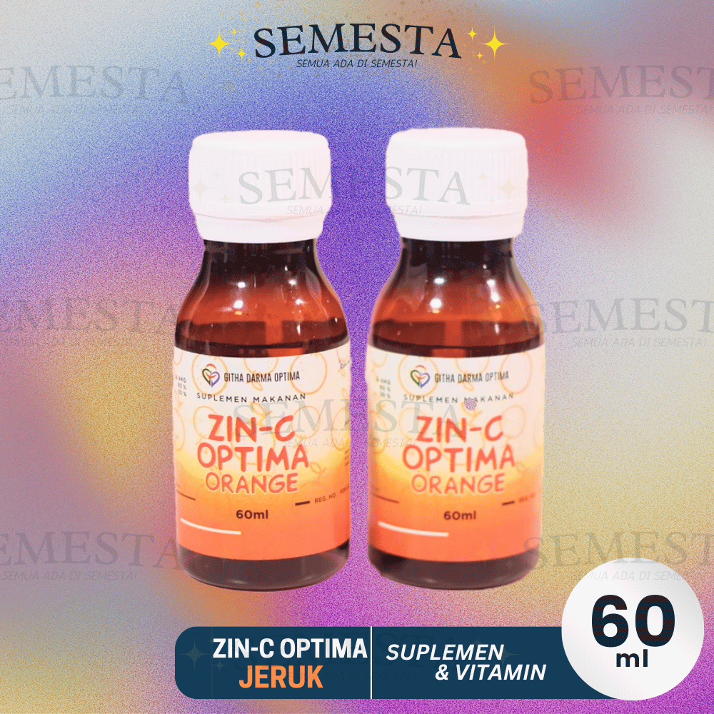 Zin-C Optima Rasa Jeruk - Vitamin C dan Zinc Meningkatkan Daya Tahan Tubuh