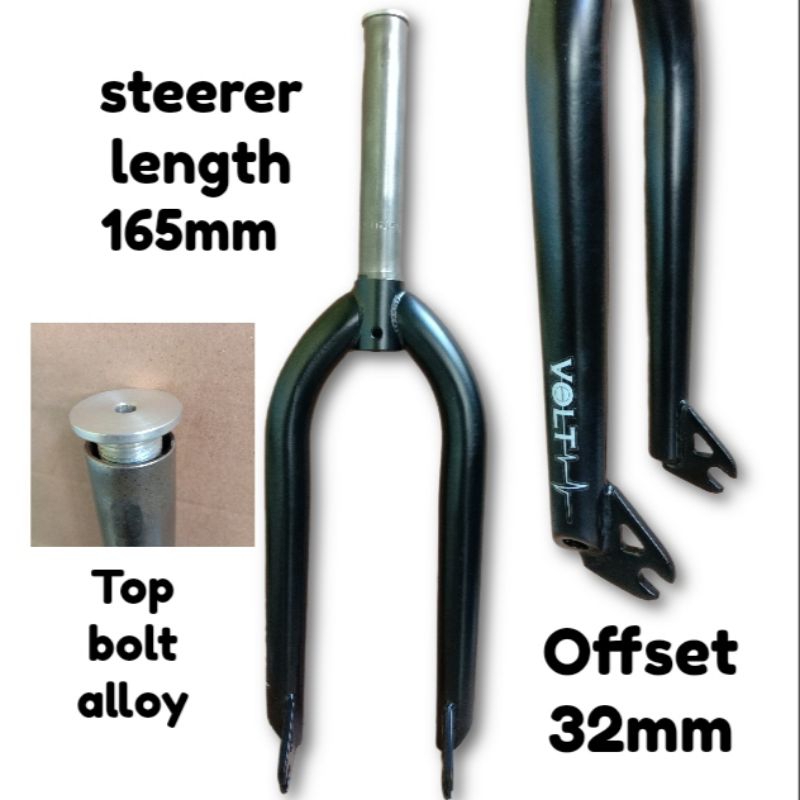 fork bmx top bolt sepeda 20inch freestyle besi