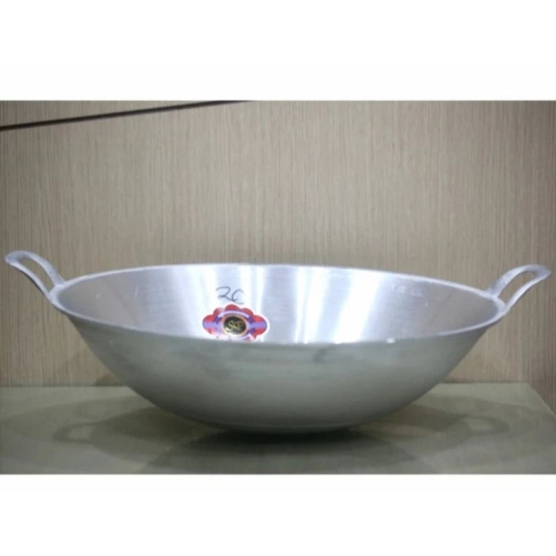 Wajan Aluminium Wajan Cor Wajan Super SP 26 Merah Penggorengan