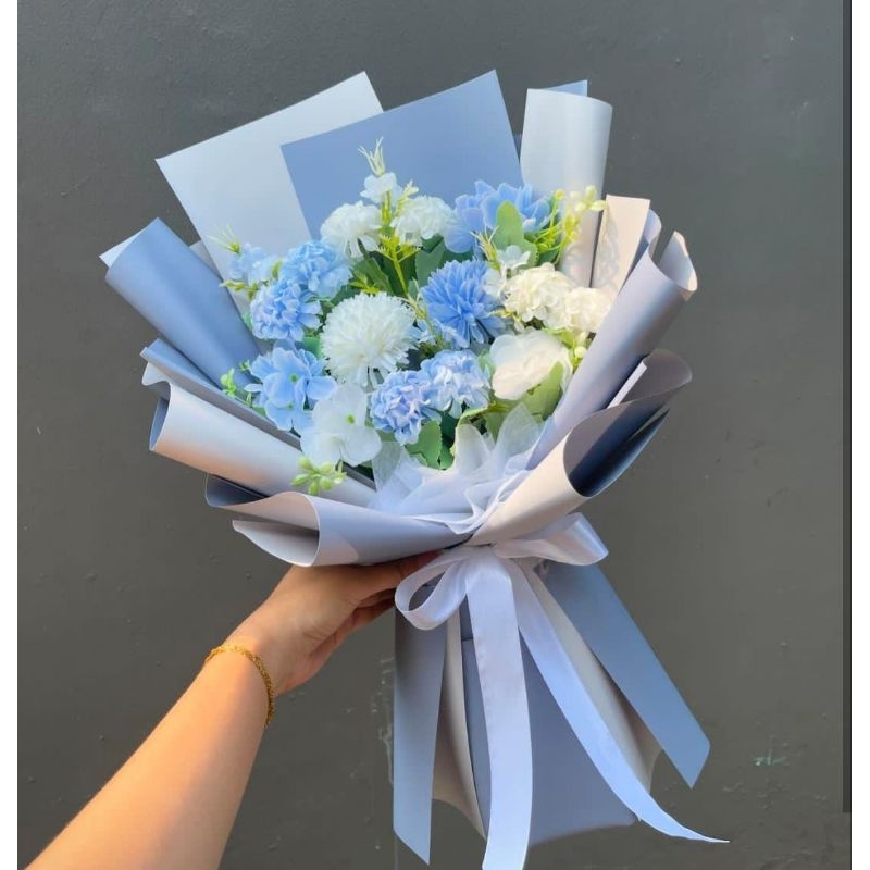 Buket Bunga Artificial, Buket uang, Buket bunga kawat bulu, Buket snack dan Buket foto