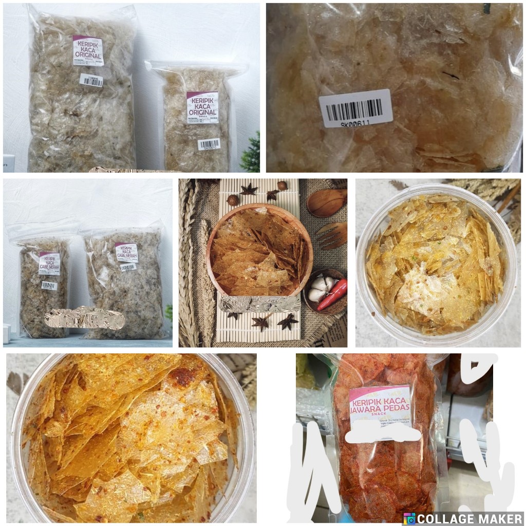 

Keripik Kaca 500g Kripik beling pedas