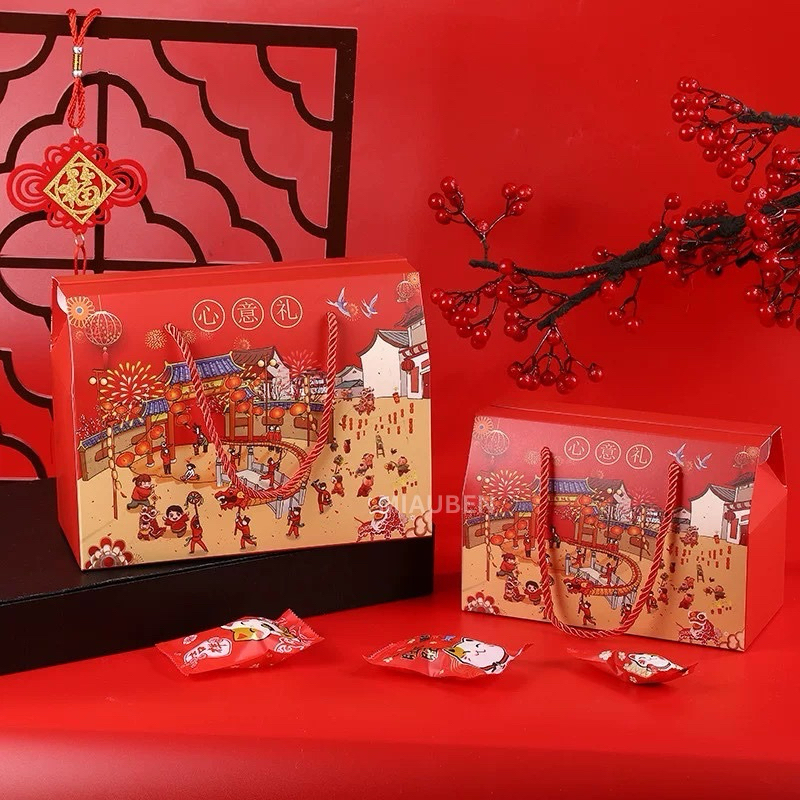 

Box hampers imlek 4 toples 250gr hampers cny 2025
