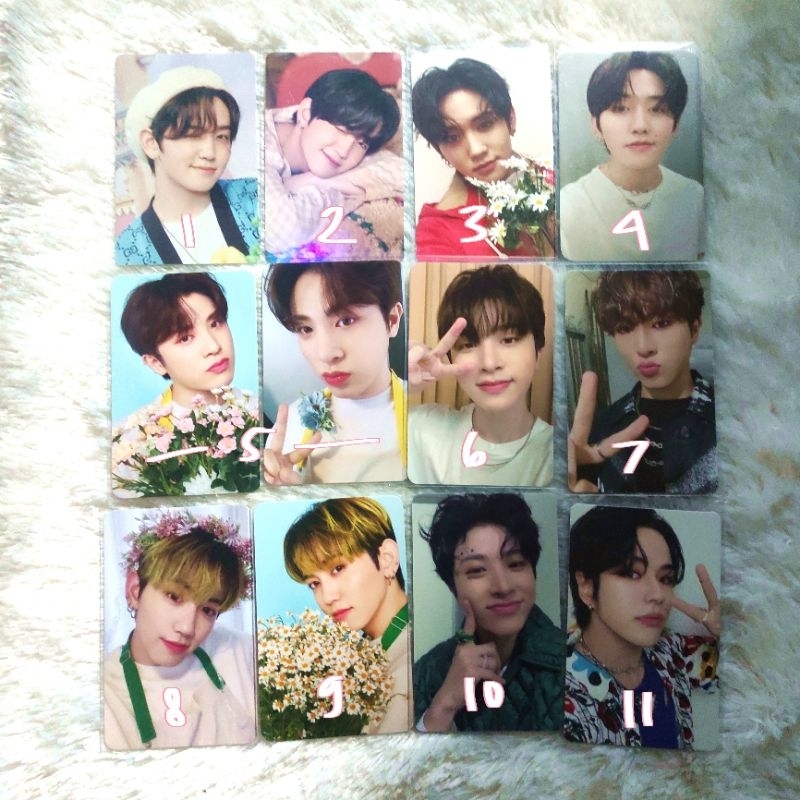 [CLEARANCE SALE] PHOTOCARD MASHIHO JUNGHWAN JAEHYUK TREASURE  HELLO JIKJIN PIYAMA WELCOL BLOOMING