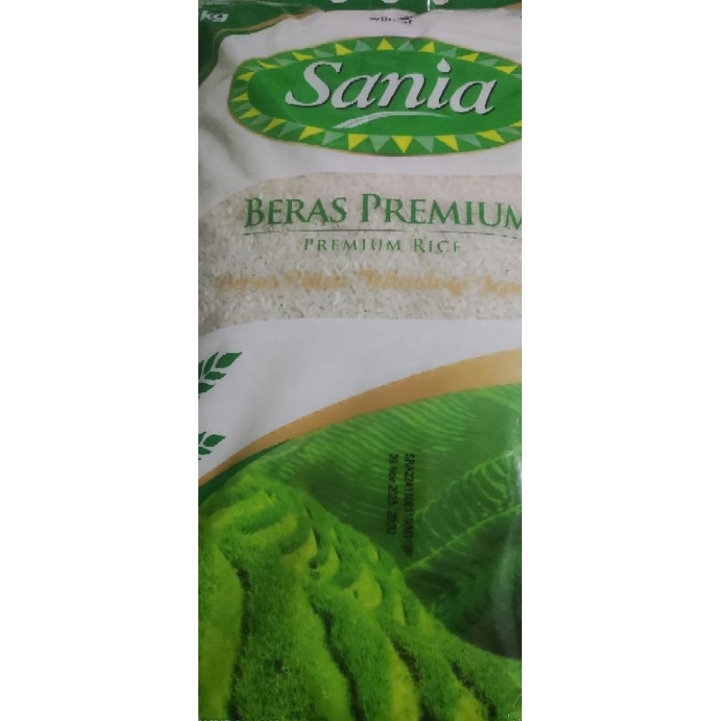 

sania beras kemasan 5Kg