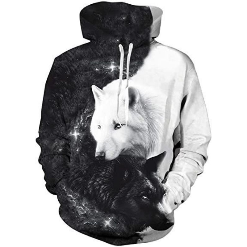 Sweater Hoodie serigala wolf / jaket como/ jaket Hunter/jaket berburu