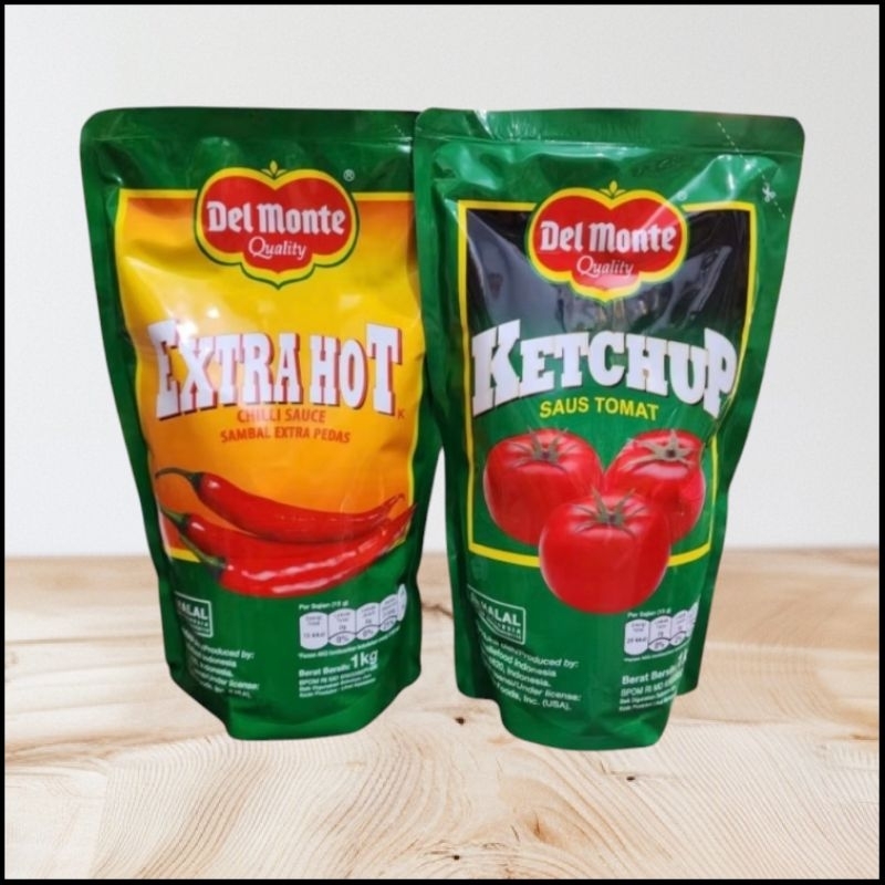 

DelMonte Chili sauce Extra Hot | Saus Tomat Ketchup 1 kg