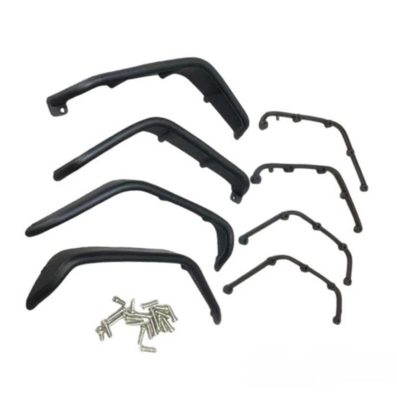 1set Fender Flare for Hard Body Rubicon Rc 1/10 Fender Jeep Wrangler Rubicon Rc Axial scx10 1/10