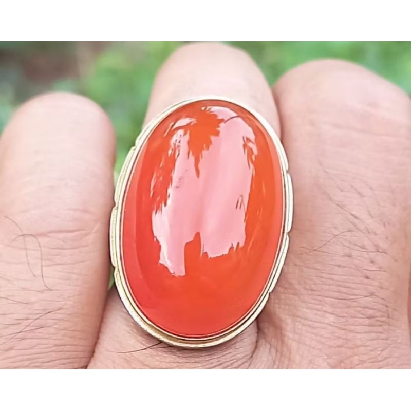 BATU CINCIN AKIK YAMAN JUMBO RING TITANIUM