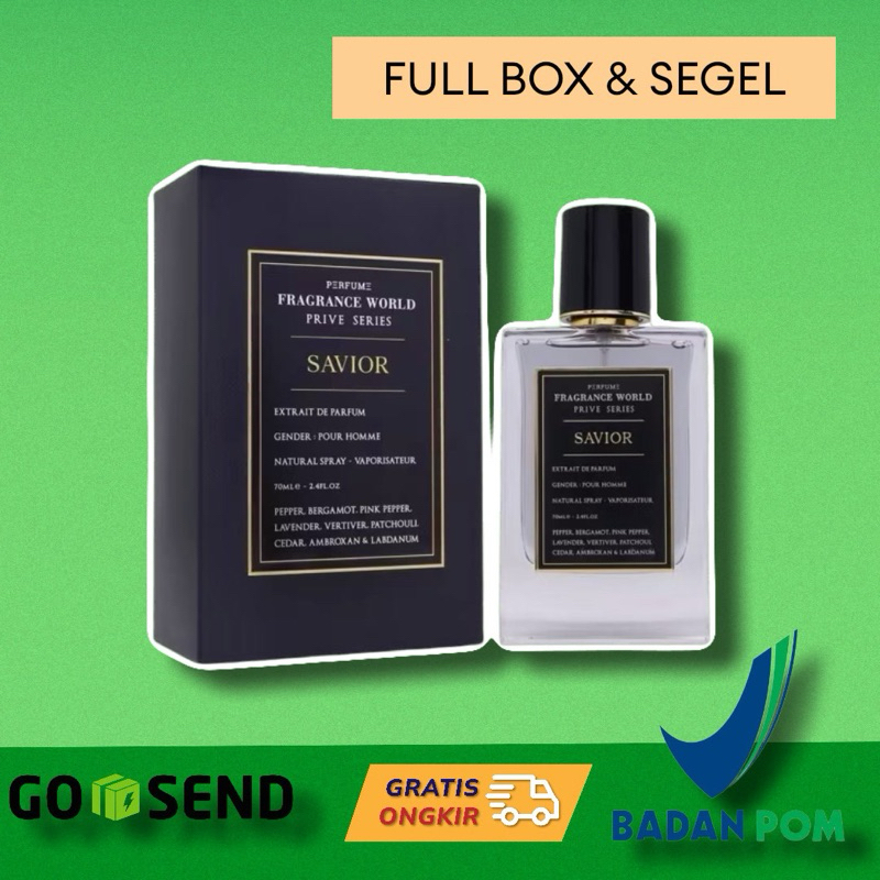 Azahouse - Parfum Fragrance World Savior Extrait De Parfum For Men