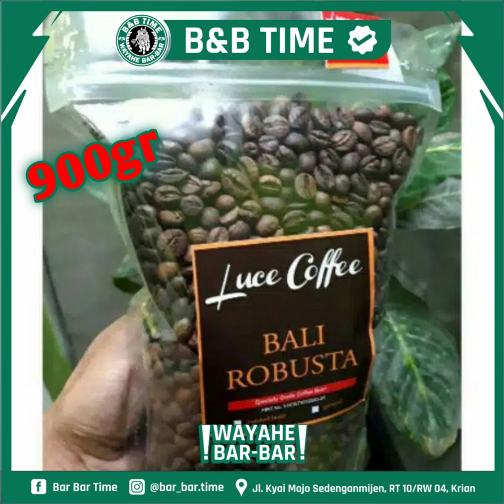 

[ORIGINAL] Kopi Robusta BALI 900gr - Biji atau Bubuk