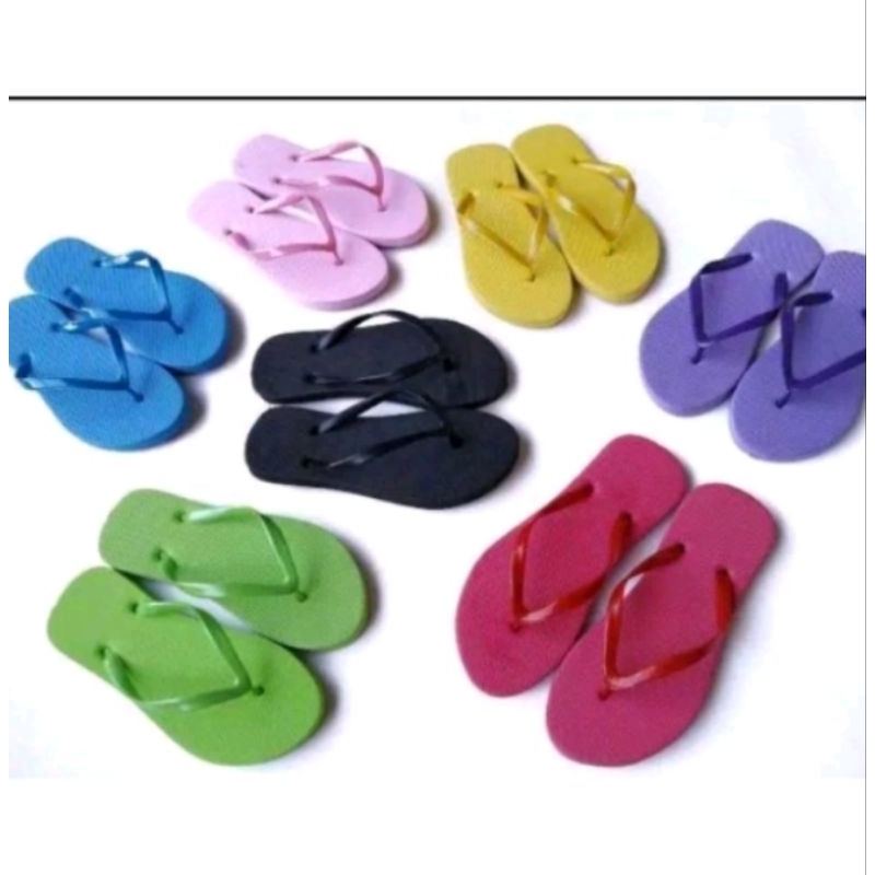 SANDAL JEPIT WANITA POLOS KEKINIAN SANDAL JEPIT WANITA GROSIR 20 PCS