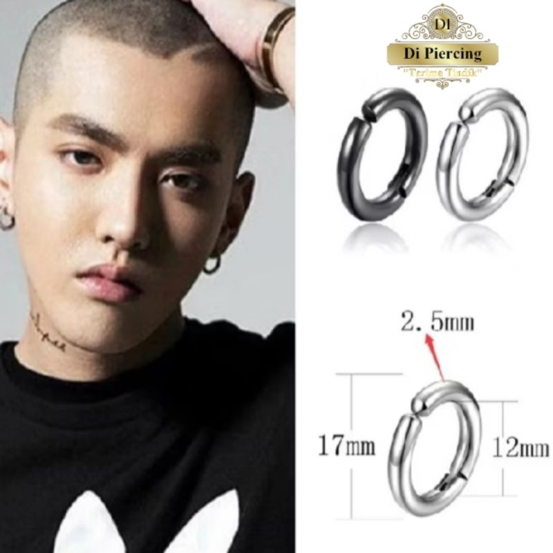1pcs ANTING HOOPS  JEPIT PRIA WANITA VIRAL/ANTING JEPIT/ANTING TERLARIS/ANTING PRIA KOREA/ANTING VIR