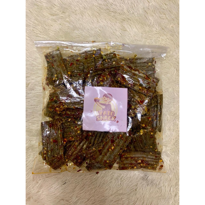 

Kerupuk asbes/jengkol Kering Pedas-Makanan Ringan