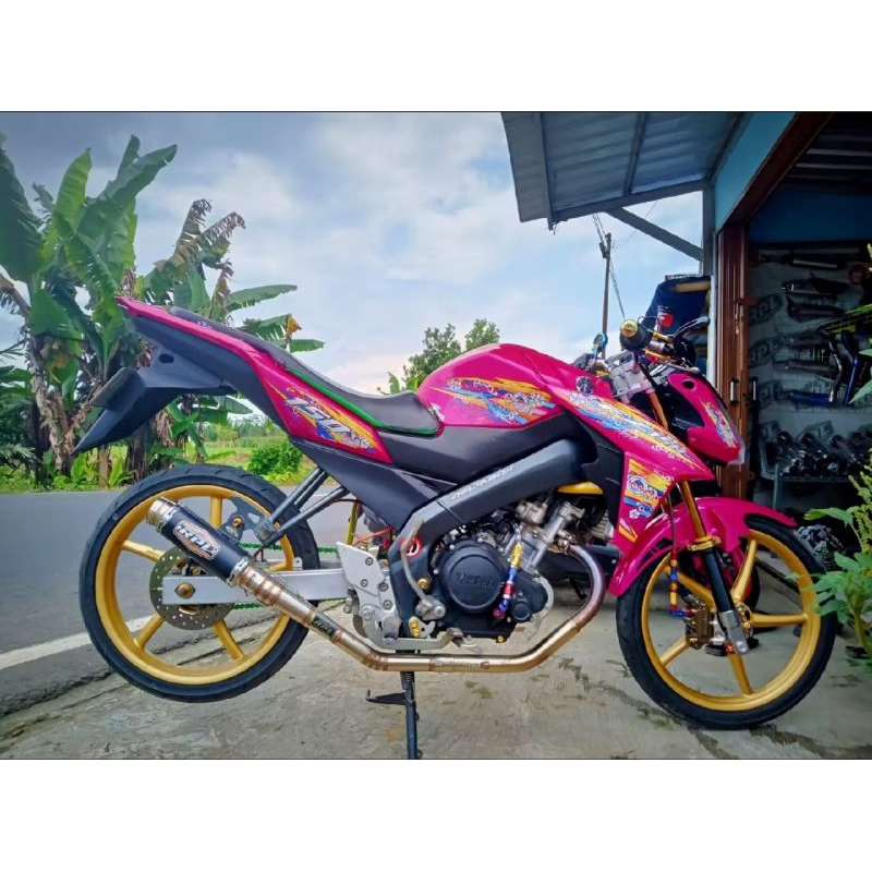 Knalpot Rpl Racing Banding Road Race Vixion