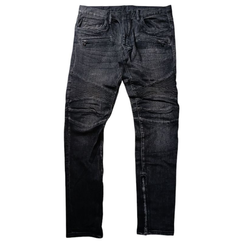mnml Biker Jeans Pants celana jeans
