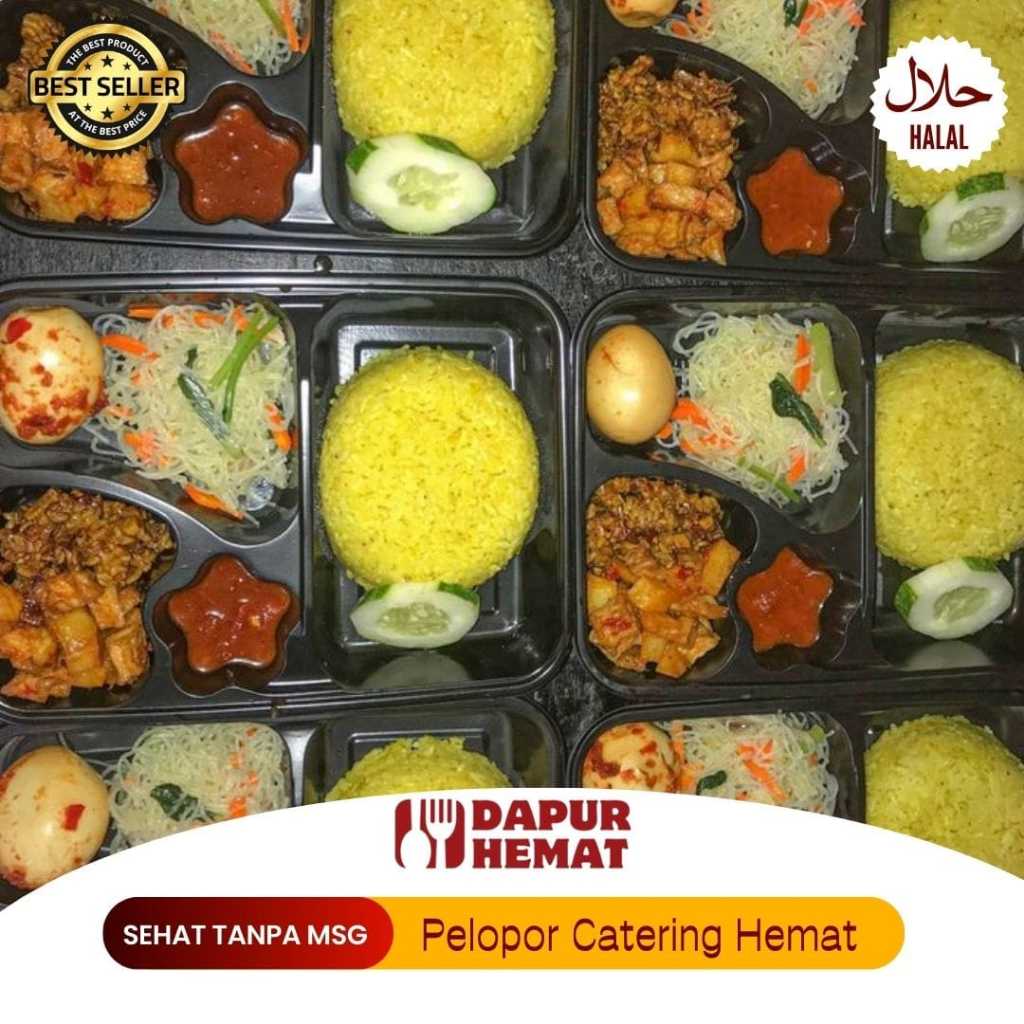 

Dapur Hemat - Paket Nasi Bento Murah Makanan Siap Saji Enak/Halal/Higenis Tanpa MSG