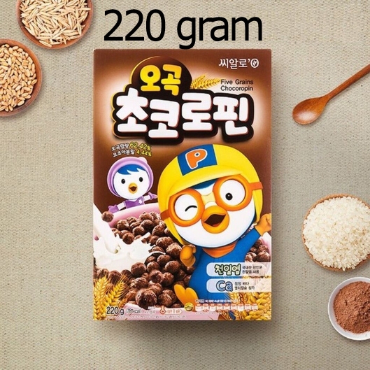 

Pororo Five Grains Chocoropin cereal sereal 220g 220 gram