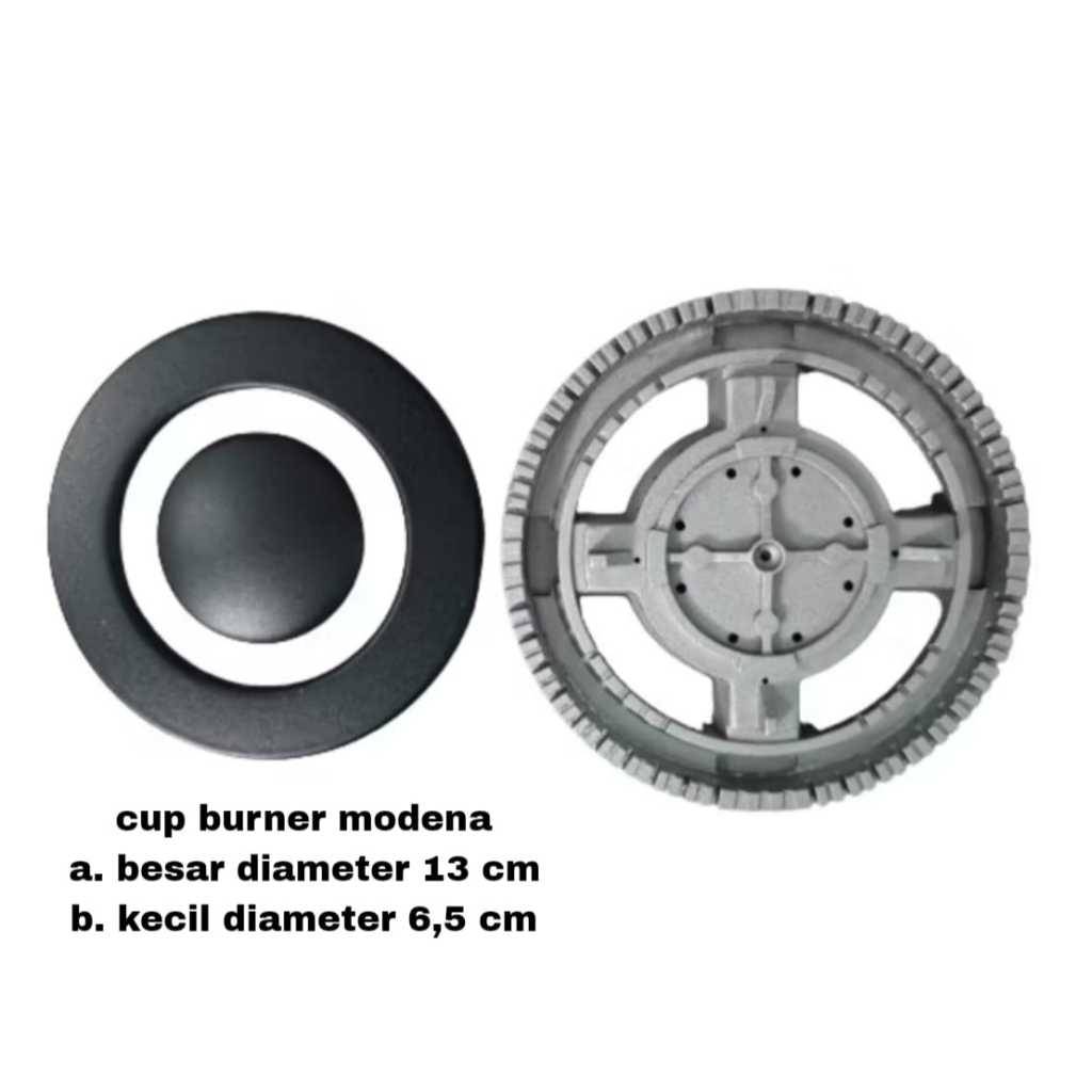 burner kompor tanam modena cup - cup kompor modena - tutup burner kompor modena