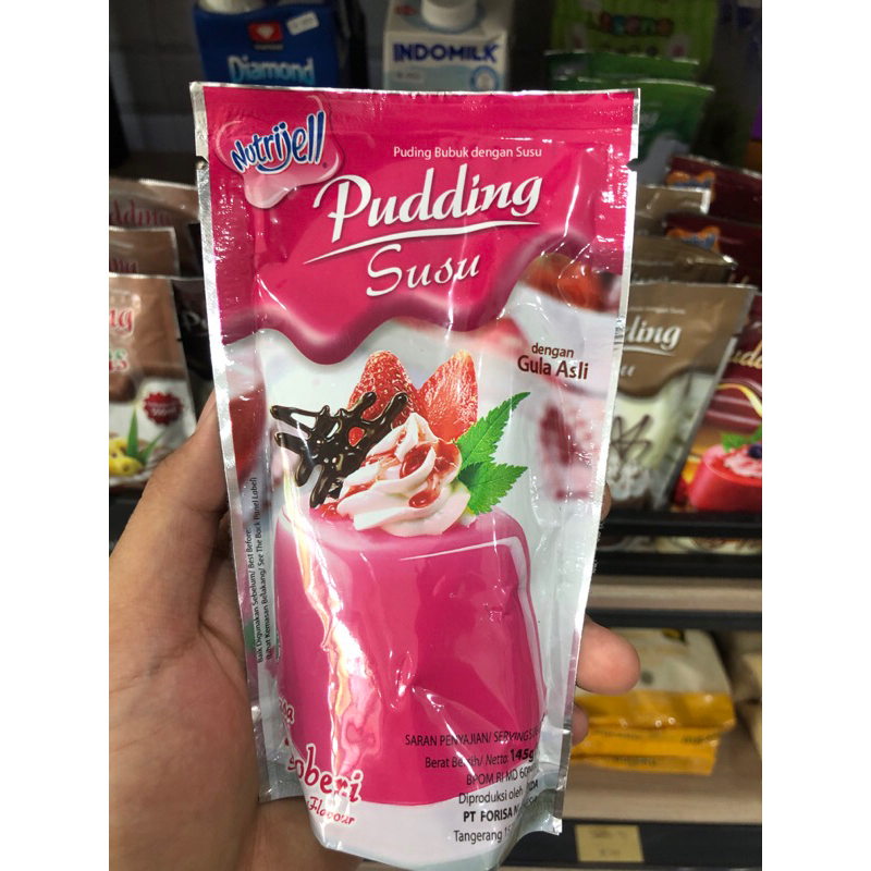 

Nutrijell pudding stroberi 145gr