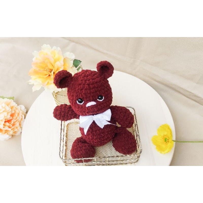 BONEKA TEDDY'S BEAR | BONEKA AMIGURUMI TEDDY'S BEAR