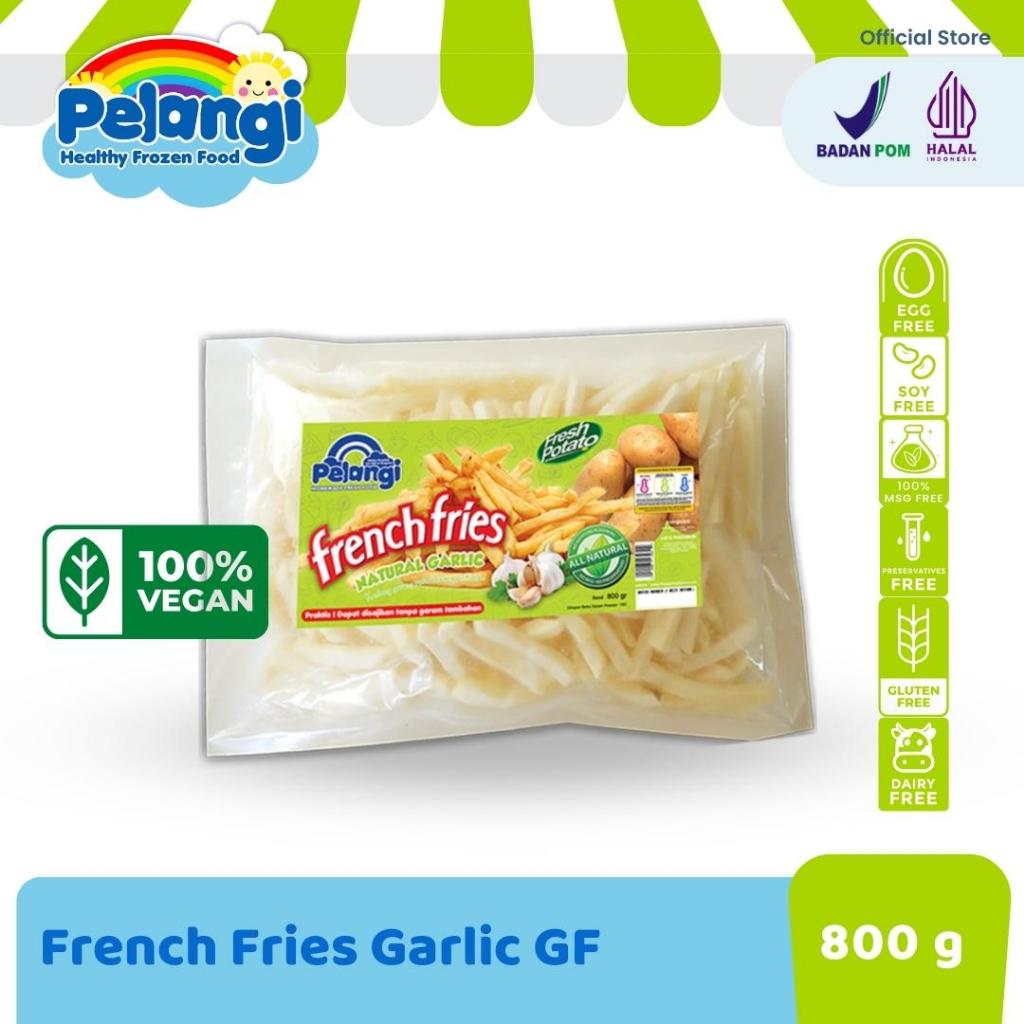 

Pelangi Non MSG/MPASI/Homemade French Fries Garlic (Bawang Putih) 800 gr [FRZ]