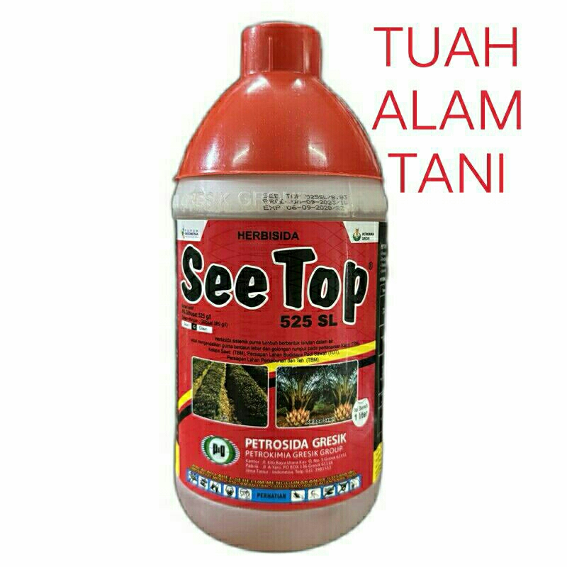 HERBISIDA SEE TOP 525 SL 1 LITER RACUN GULMA LEBAR/RUMPUT/TEKI BERBAGAI TANAMAN