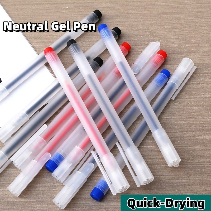 

Pulpel Gel 0.5mm Pena Pulpen Bolpoin Tinta Gel Cair Pena Transparant Pen Gel Sekolah Gel Pen