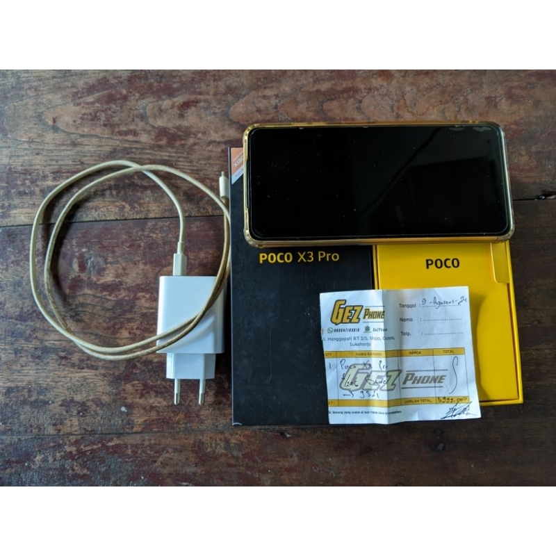 PocoX3Pro 8/256 GB Fullset Matot Bekas Reball