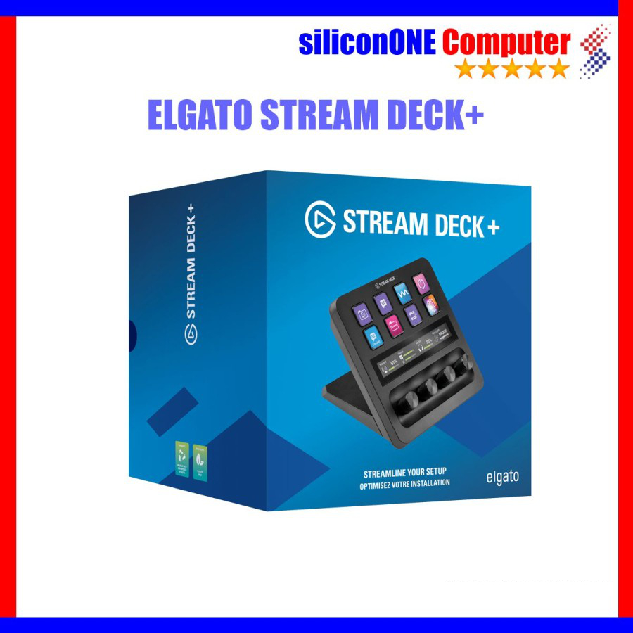 ELGATO STREAM DECK+ / STREAM DECK PLUS BLACK / WHITE