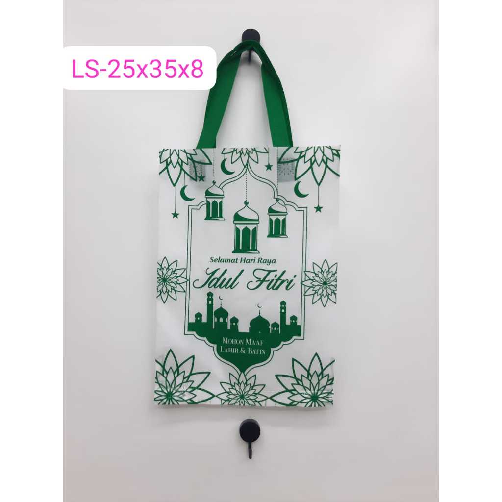 

Tas Spunbond Lebaran, Tas Idul Fitri, Tas Murah,Ukuran 38x45 & 30x40 & 25x35