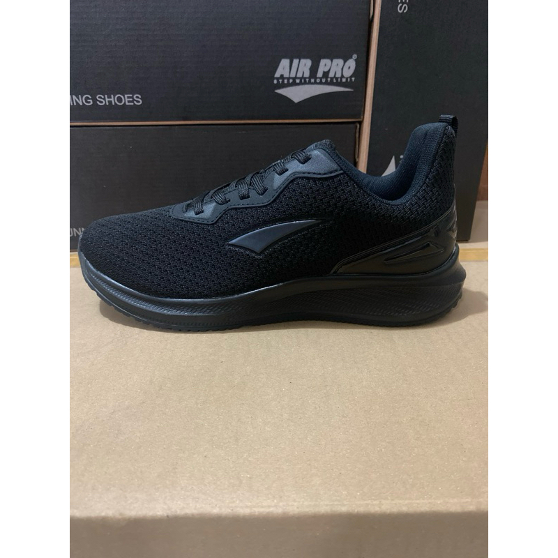 Sepatu sekolah - sepatu hitam - Sepatu air pro - Runner by air pro - warna hitam