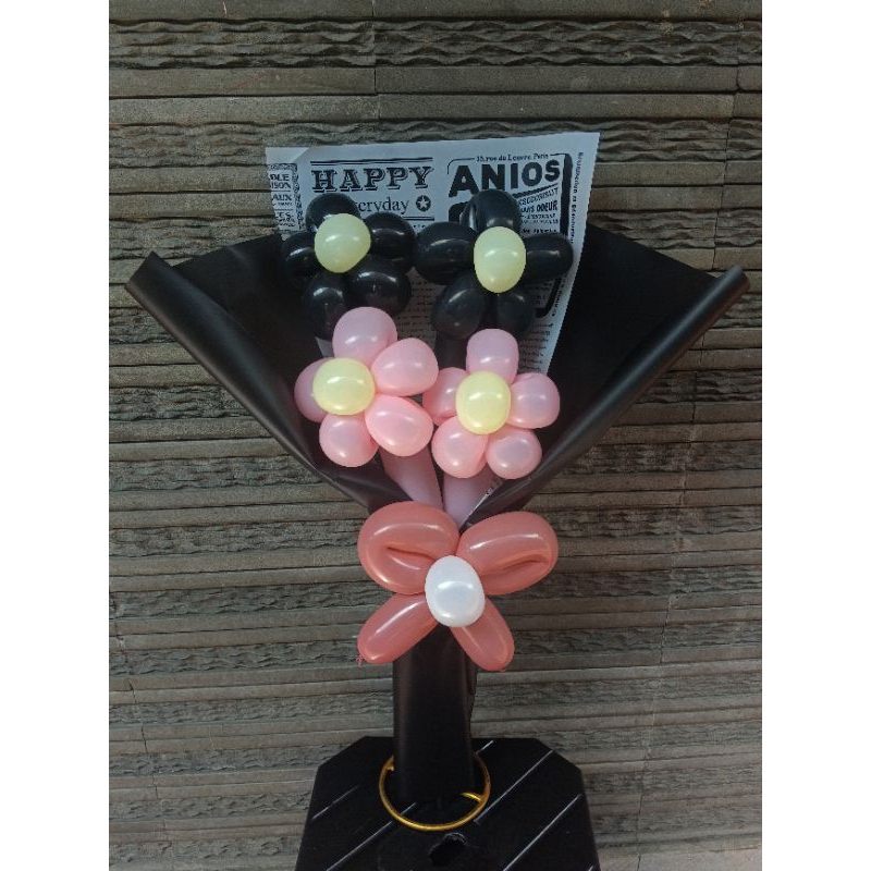 Custom Balloon Flower Bouquet / Bucket Balon / Bouquet Balloon / Bouquet bunga balon / Flower Balllo