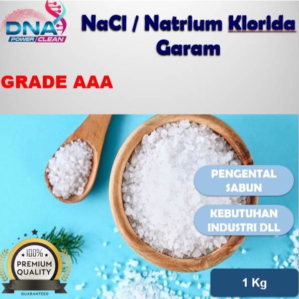 

[DNA] NaCl 1 Kg / Garam / Natrium Klorida / Sodium Chloride