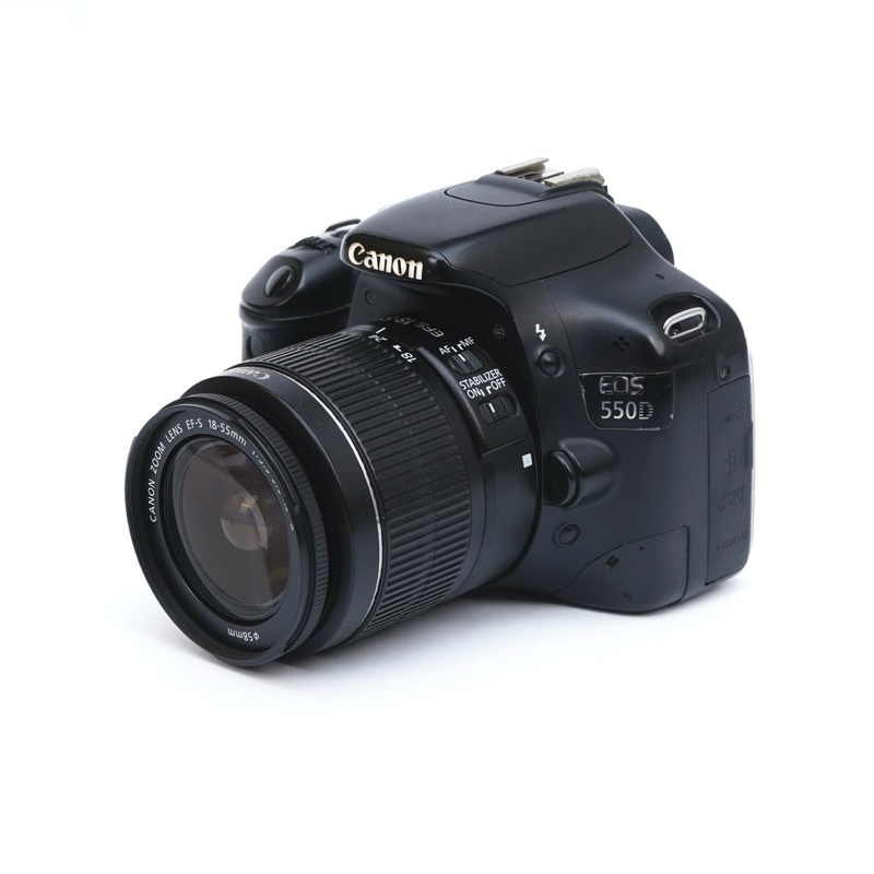 Kamera DSLR Canon 550D Bekas Lensa Kit 18-55mm Second