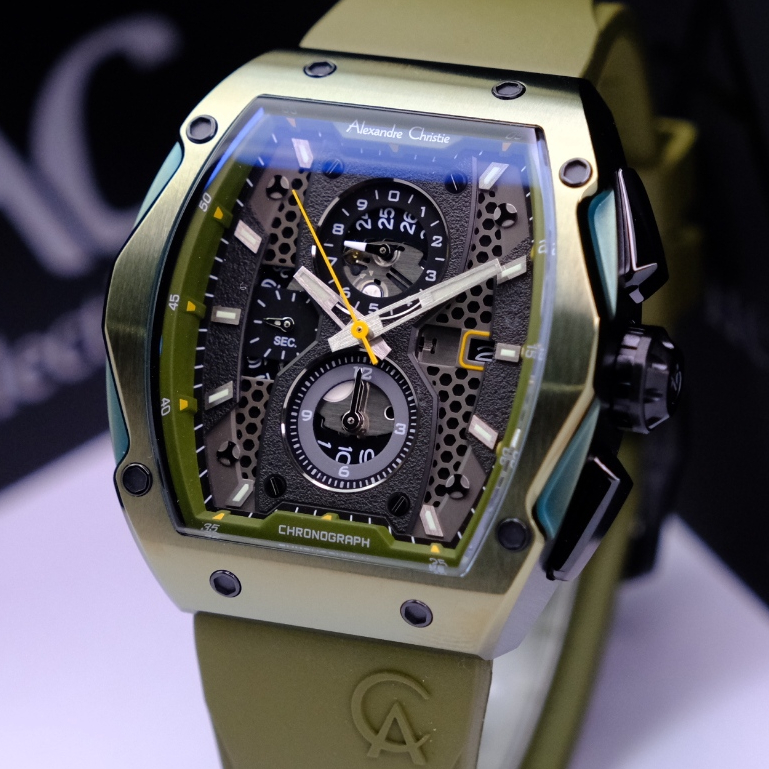 Alexandre Christie Pria Terbaru Original Warna Black Green - AC6608