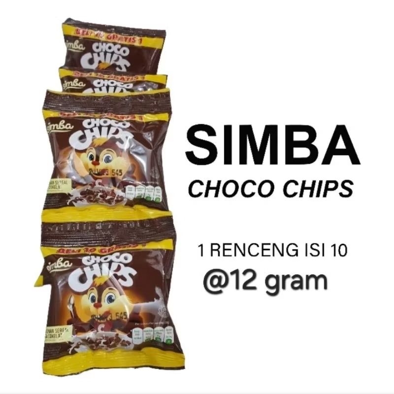 

Simba Choco Chips 12 gram x 10 Pcs Renceng Best Seller