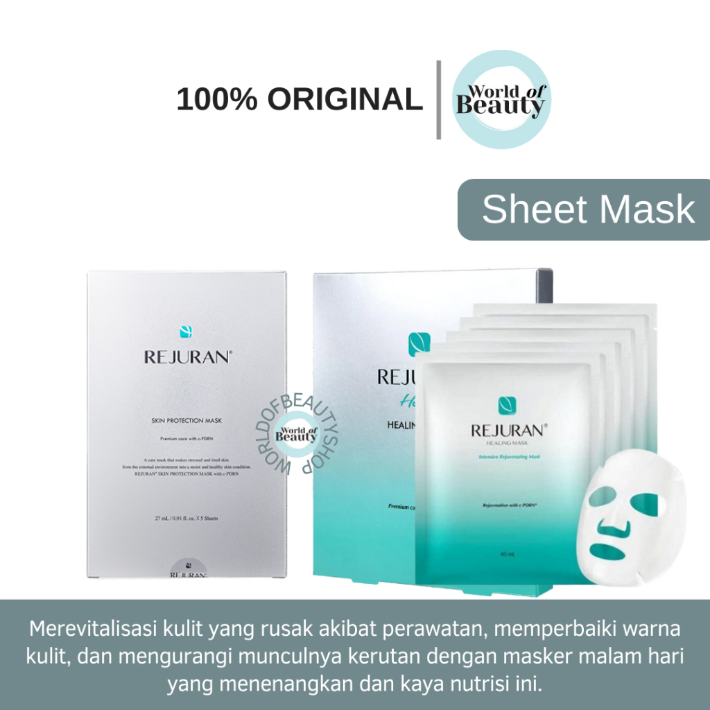 WOBS |  Turnover Mask / Skin Protection Mask Premium Care With C-PDRN - Masker Wajah