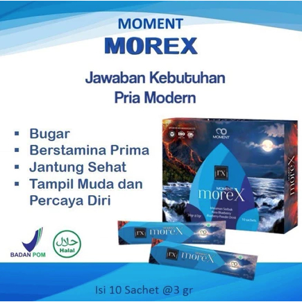 MOMENT Original Resmi 15 Sachet MOREX