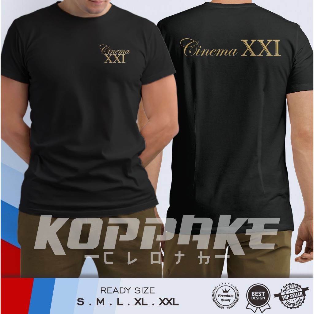 Kaos Cinema XXI Logo Baju Distro