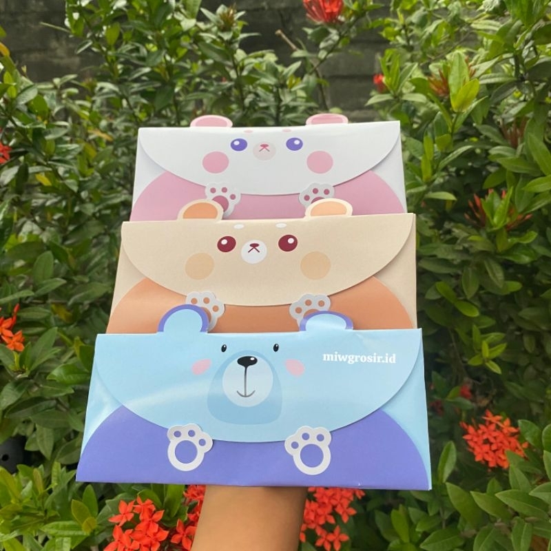 

PAKET 10pcs Amplop Animal Cute Aesthetic JUMBO TANPA LIPAT