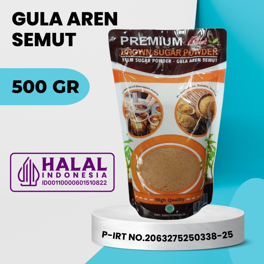 

Gula Aren Semut 500 gram - Palm Sugar Bubuk - Gula Bubuk Organik